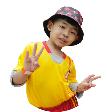 A child learning through a hands-on experience